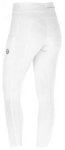 Legginsy kompresyjne damskie SS25 - białe - Covalliero 