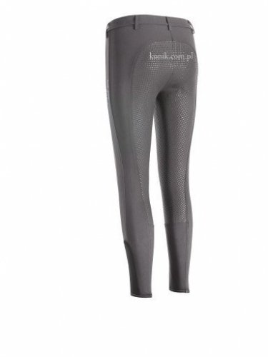 Bryczesy młodzieżowe Pikeur LUCINDA Girl GRIP z silikonowym lejem - STEEL GREY