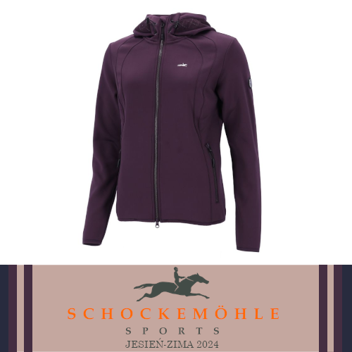 Bluza funkcyjna SPSonia Style AW24 - Schockemohle - deep mauve