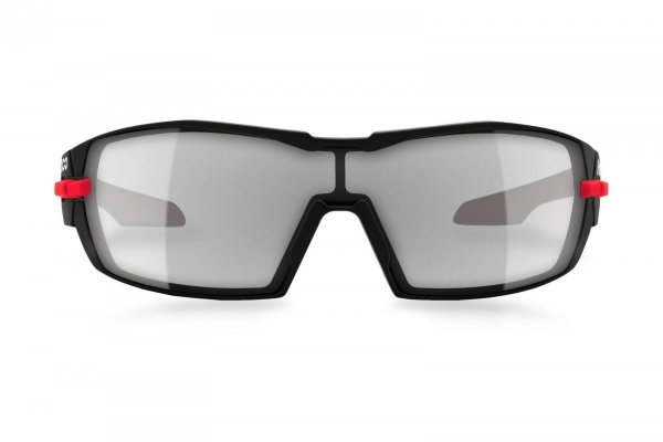 Okulary KOO Open - Smoke Mirror - black/red