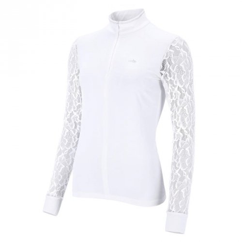 Bluzka konkursowa SPAlicia SS25 - Schockemohle - white