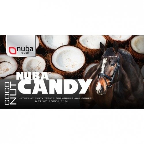Cukierki Nuba Candy Coconut 1.5 kg - Nuba Equi - kokos
