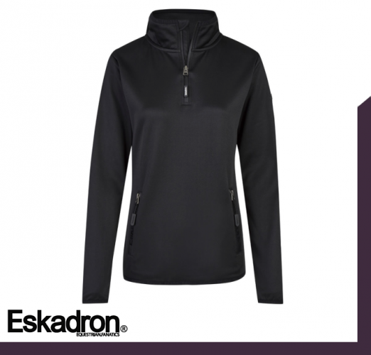 Bluza damska Jersey CECE - Equestrian Fanatics AW20 - Eskadron - black