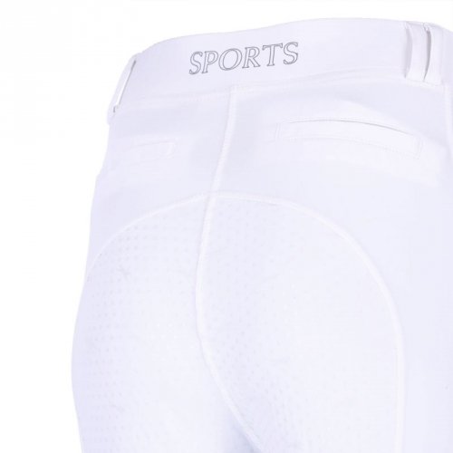 Legginsy jeździeckie damskie POCKET Style SS24 - Schockemohle - optical white