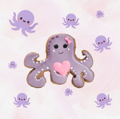 Ciasteczko OŚMIORNICZKA WALENTYNKI - Candy Horse 