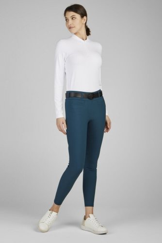 Legginsy damskie LINNET TIGHT SD 6505 HIGHWAIST SEAML - Pikeur - deep ocean