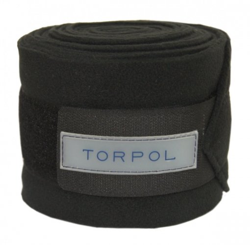 Bandaże polarowe CLASSIC - Torpol - czarny