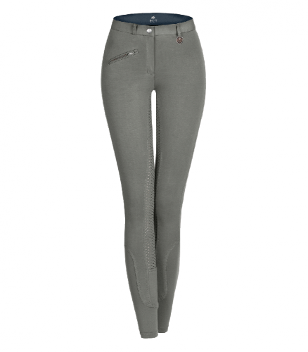 Bryczesy damskie z lejem silikonowym ELT Micro Sport Pro - stonegrey