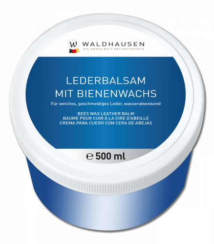 Balsam do skór z woskiem pszczelim BIENENWACHS LEDER BALSAM 500ml - Waldhausen
