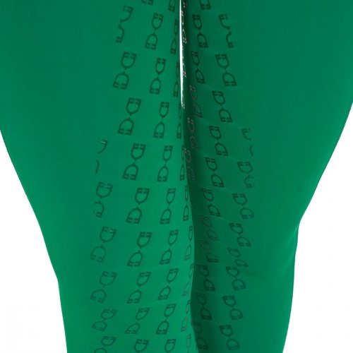 Legginsy damskie Classic Slim Fit Full Grip - EQUESTRO - ultramarine green 