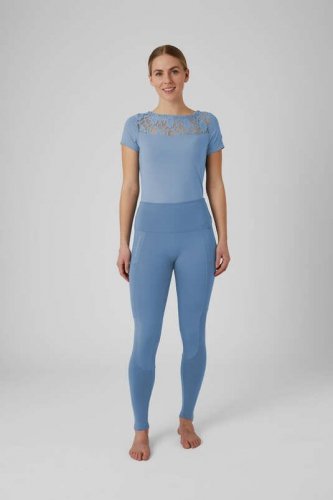 Legginsy jeździeckie damskie ADELAIDE - B//Vertigo - infinity blue