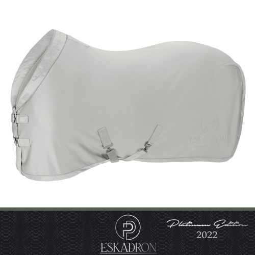 Derka osuszająca JERSEY GLOSSY COLLAR Platinum 2022 - Eskadron - pearlgrey