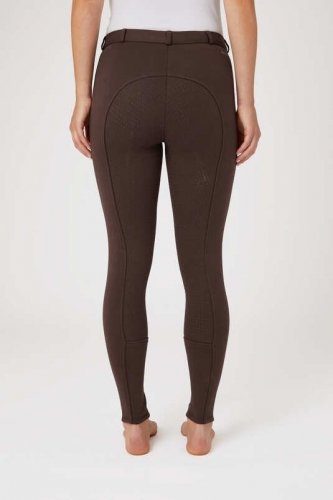 Bryczesy damskie ACTIVE - HORZE - french roast dark brown