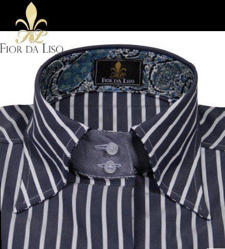 Koszula ANDREA damska - FIOR DA LISO - ultramarine stripe