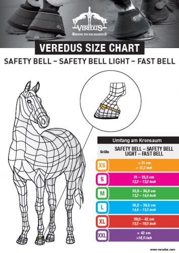 Kaloszki Safety-Bell Light - Veredus - black/bordeaux