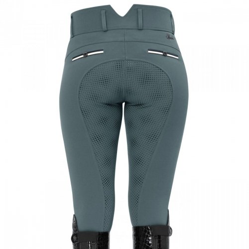 Bryczesy damskie RICARDA HIGH WAIST - Spooks - dove blue 