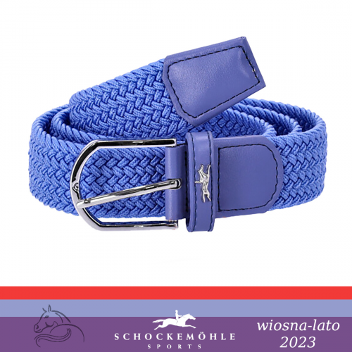 Pasek do spodni pleciony SPORTY LOGO II SS 2023 - Schockemohle - jeans