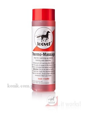 Żel rozgrzewający Thermo Massage 500 ml - LEOVET - stare opakowanie
