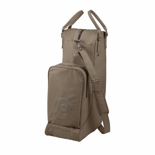  Torba na oficerki i kask FAUX LEATHER Platinum 2025 - Eskadron - smoky taupe