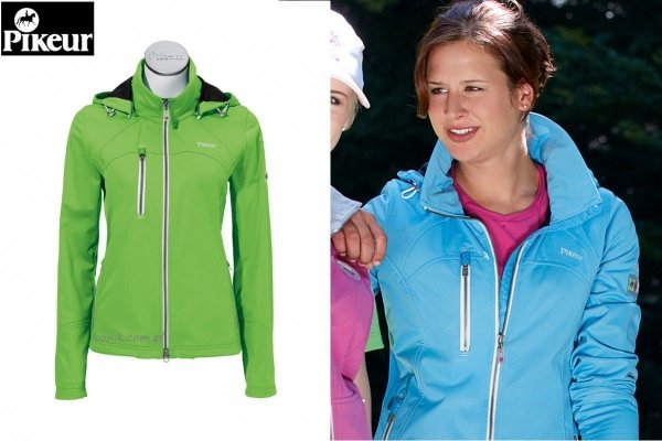 Kurtka softshell DALINA damska - Pikeur - lemon green