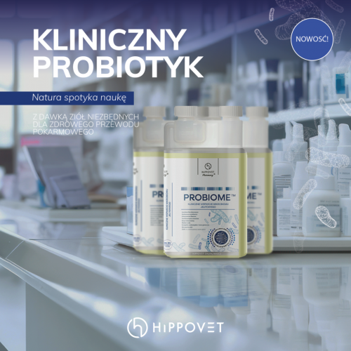 Hippovet Pharmacy – Probiome+ 1,2l - wsparcie i regeneracja jelit