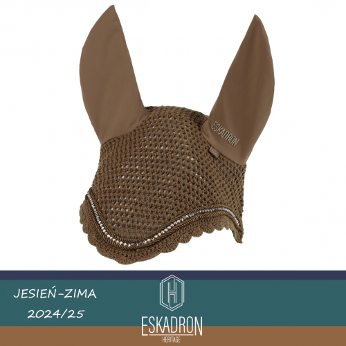 Nauszniki CRYSTAL SHETTY Heritage AW 24/25 - Eskadron - almond