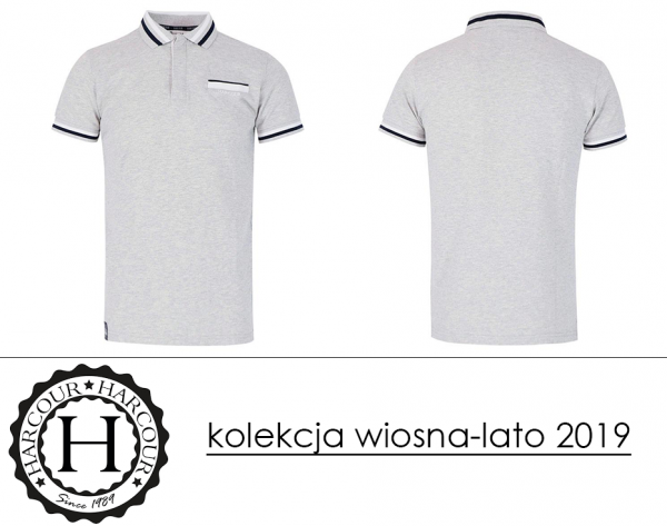 Koszulka polo MODESTO męska kolekcja wiosna-lato 2019 - Harcour