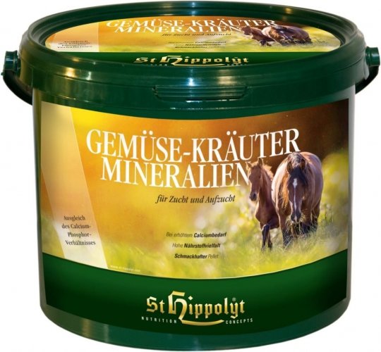 St HIPPOLYT dodatek mineralno-witaminowy Gemuse Krauter Mineralien - 10kg