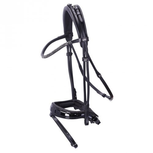 Ogłowie ISABELL WERTH Johnny - Schockemohle - black/patent/silver