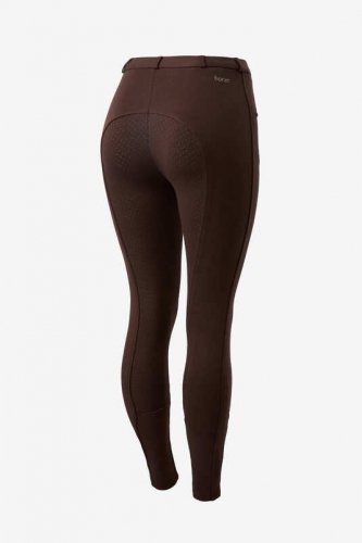 Bryczesy damskie ACTIVE - HORZE - french roast dark brown