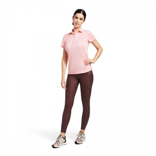 Koszulka damska TALENT SS POLO - Ariat - peach blossom