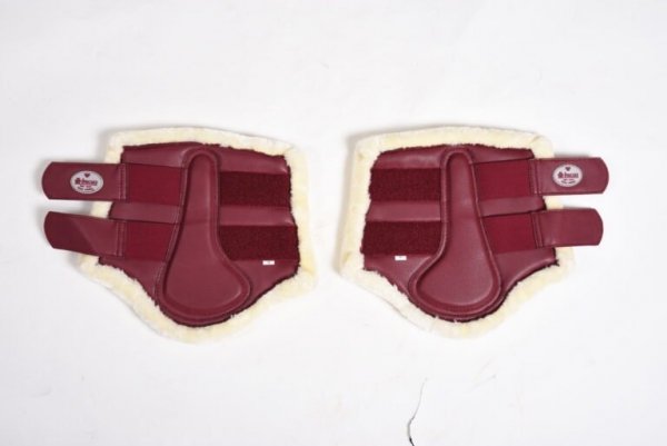 Ochraniacze treningowe BRUSHING BOOTS - Bucas - jubilee ruby