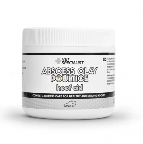 Glinka do usuwania ropy w kopycie Hoof Aid Abscess clay poultice 500g  - JUMP IT