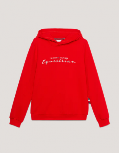 Bluza damska GREENWICH GRAPHIC - Tommy Hilfiger Equestrian - fierce red