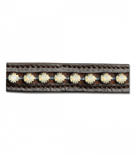 Ogłowie z nachrapnikiem szwedzkim X-Line CHOCOLATE - Waldhausen