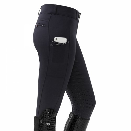 Bryczesy damskie zimowe ELINA THERMO Full Grip - Spooks - navy