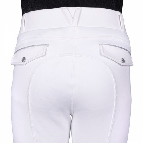 Legginsy jeździeckie zimowe JULIET JUNIOR Full Grip AW 24/25 - QHP