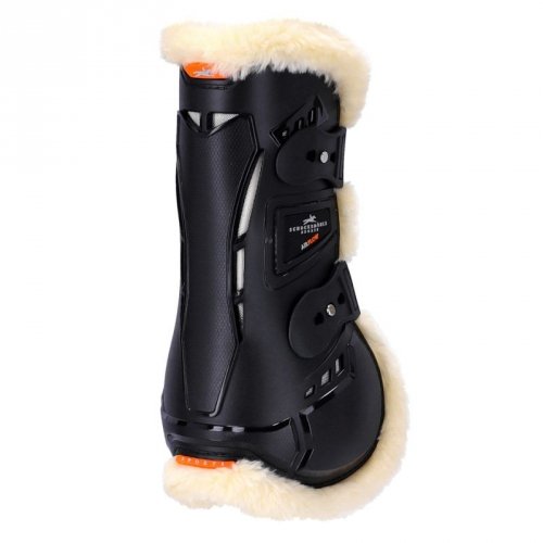 Ochraniacze skokowe przód AIR FLOW CHAMPION FUR - Schockemohle - black