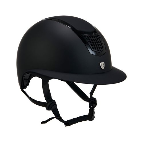 Kask Eclipse Plain Mat W-V - EQUESTRO - black/black