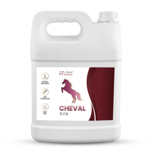 Ekskluzywny preparat ułatwiający rozczesywanie włosów grzywy i ogona CHEVAL SILK 5L - OVER HORSE