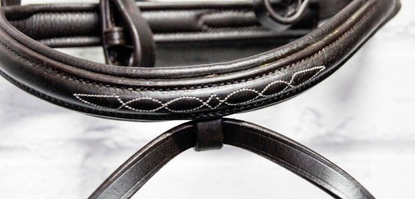 Ogłowie BUSSE 2w1 - nachrapnik angielski i meksykański