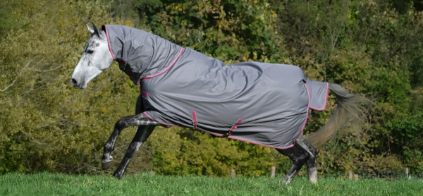 Derka padokowa z kołnierzem 150/150g 600D FREEDOM TURNOUT - Bucas - smoke grey
