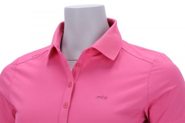 Koszulka polo damska SPMilla Style SS24 - Schockemohle - hot pink