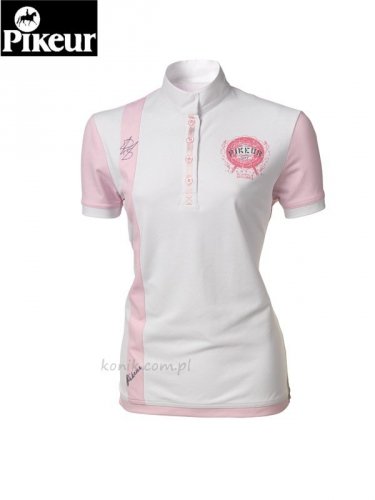 Koszula konkursowa PIKEUR dwukolorowa - white/pink