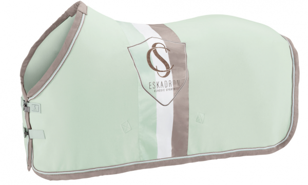 Derka polarowa FLEECE STRIPE Classic Sports SS24 - Eskadron - powder green