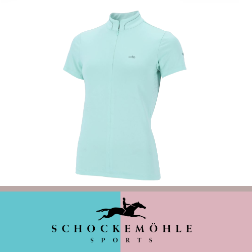 Bluzka treningowa SPPoppy Style SS25 - Schockemohle - aqua sea
