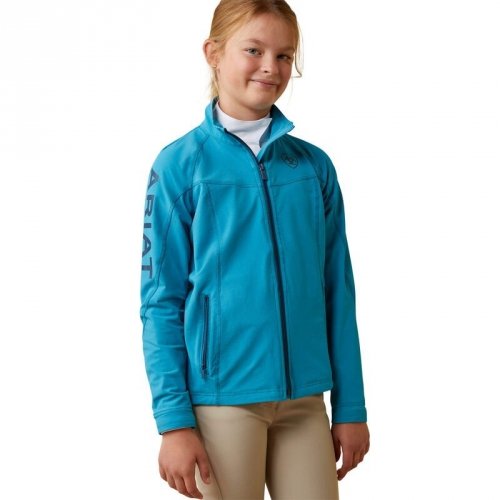 Kurtka młodzieżowa AGILE SOFTSHELL - Ariat - mosaic blue