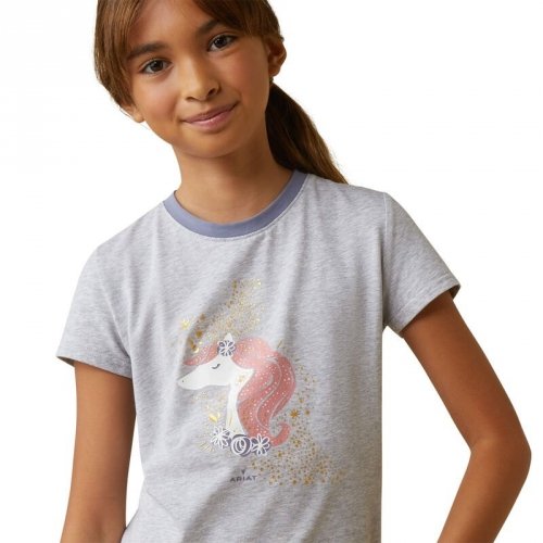 Koszulka młodzieżowa IMAGINE - Ariat - heather grey