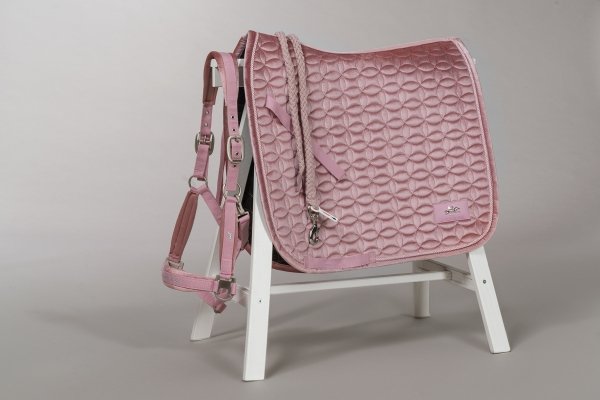 Potnik ujeżdżeniowy Velvet Balance Pad Dressage Style SS25 - Schockemohle - dusty pink