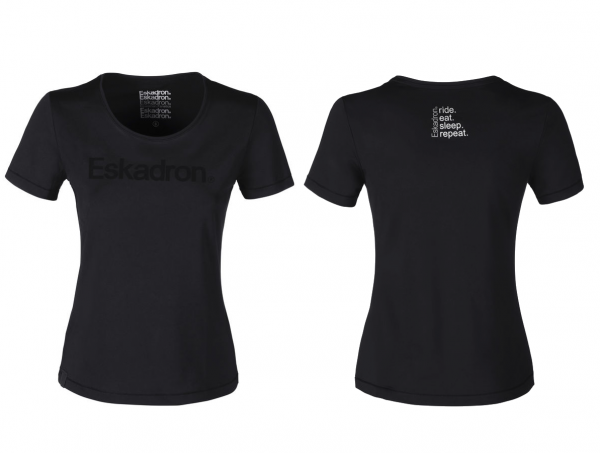 Koszulka damska Equestrian Fanatics SS20 - Eskadron - black